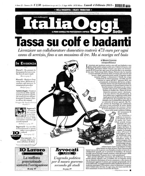 Italia oggi : quotidiano di economia finanza e politica